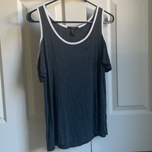 Forever 21 cut shoulder tee